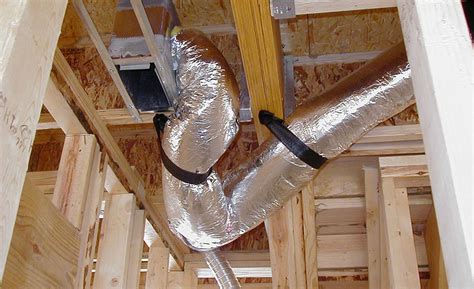 sheet metal flex duct installation